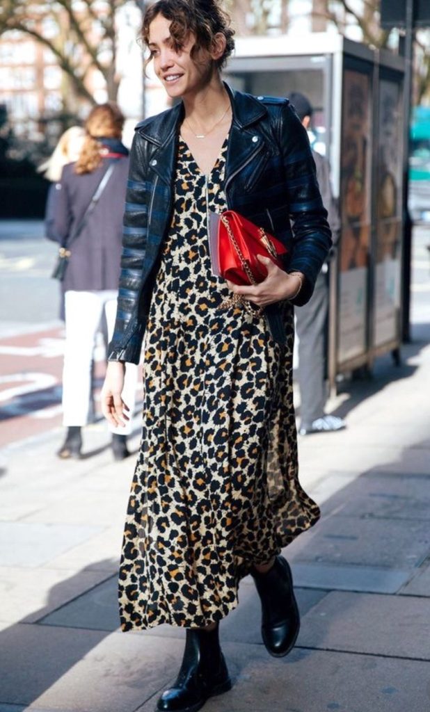 vestito leopardato
